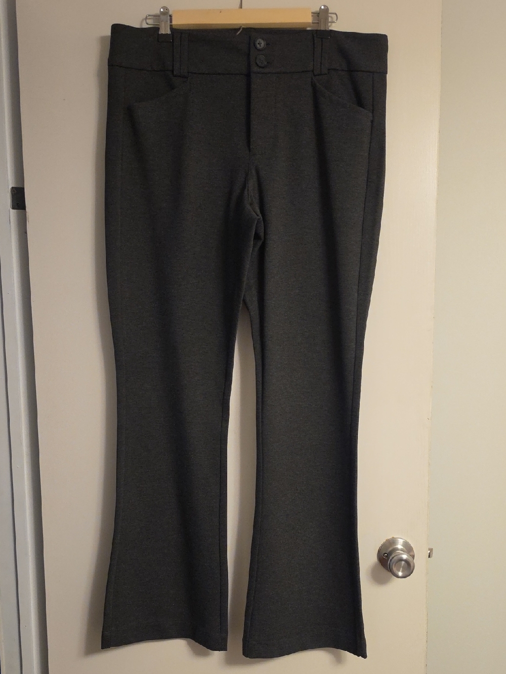 Torrid Dark Gray Flare Trousers